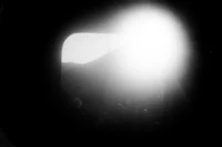 the sun is shining through a window